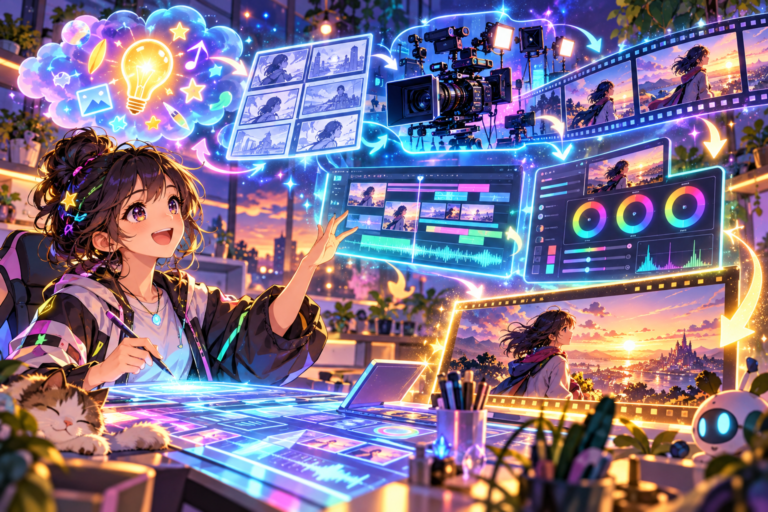 PixVerse × OpenAI“Prompt to Production”：ChatGPT 当指挥台，PixVerse 直接出成片 📝 自媒体