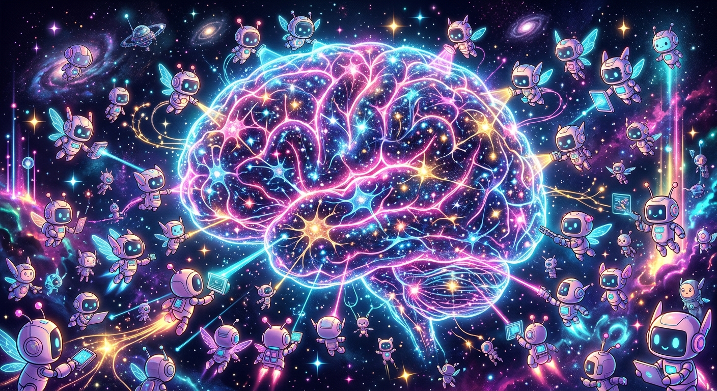 ⚡突发：近 2000 个 AI 智能体 32 分钟分析完 800 万脑细胞